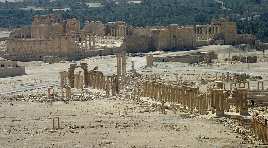 Palmira Antik Kenti Genel Görünüm