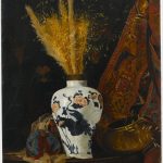 Osman Hamdi Bey - Beyaz Vazoda Çiçekler Tablosu