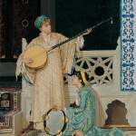 Osman Hamdi Bey - İki Müzisyen Kız Tablosu
