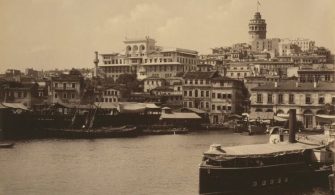 Galata Kulesi ve Osmanlı Bankası, Abdullah Freres, 1880-1893