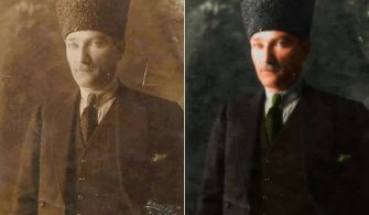 Atatürk'ün Renkli Fotoğrafları