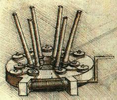 Bir Varil Yay için Germe Cihazı, 1498