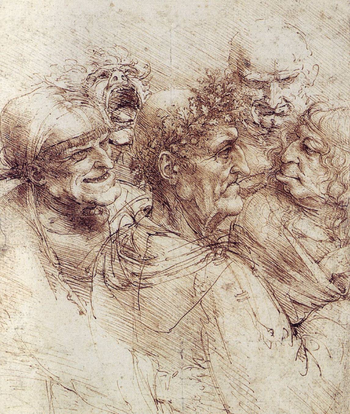 Komik Bir Sahnede Beş Karakter, 1490