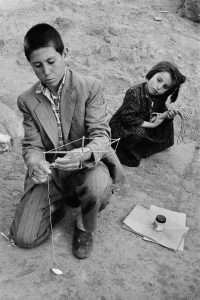Ankara'da oyun oynayan çocuklar, 1955