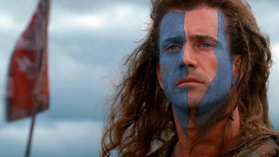 4. Cesur Yürek - Braveheart , İskoç Bağımsızlık Savaşı sırasında büyük önderlerden biri olan İskoç şövalye William Wallace'ın hikayesini anlatıyor.