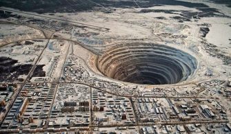 Mirny Diamond Mine, Doğu Sibirya, Rusya - Terk Edilmiş Yerler